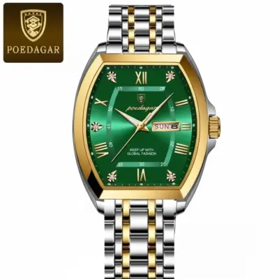 POEDAGAR WATCH MODEL 958 TOTON AR DIAL GREEN COLOUR WATCH FOR MAN