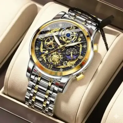 POEDAGAR WATCH MODEL 984 TOTON AR DIAL BLACK COLOUR MAN WATCH