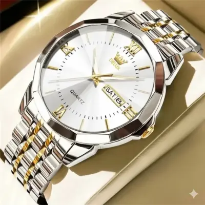 DELUX WATCH MODEL 2255 TOTON AR DIAL WHITE COLOUR WATCH FOR MAN
