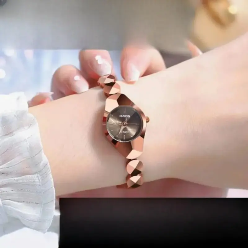 Rado Ladis Watch Model 5590 Rose Golden Colour Watch Ladis + এক পিস ব্যাটারি ফ্রি।