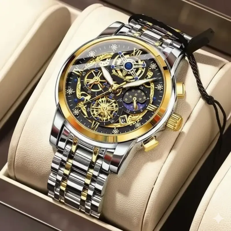 POEDAGAR WATCH MODEL 984 TOTON AR DIAL BLACK COLOUR MAN WATCH