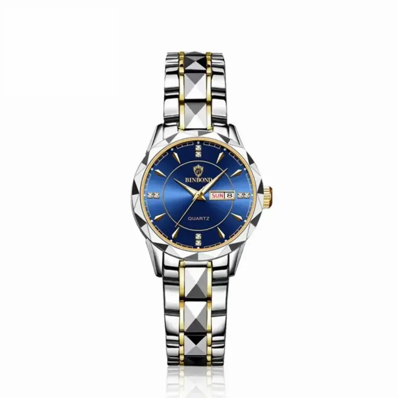Luxury Binbond Stainless Steel Classic Waterproof Watch for Women